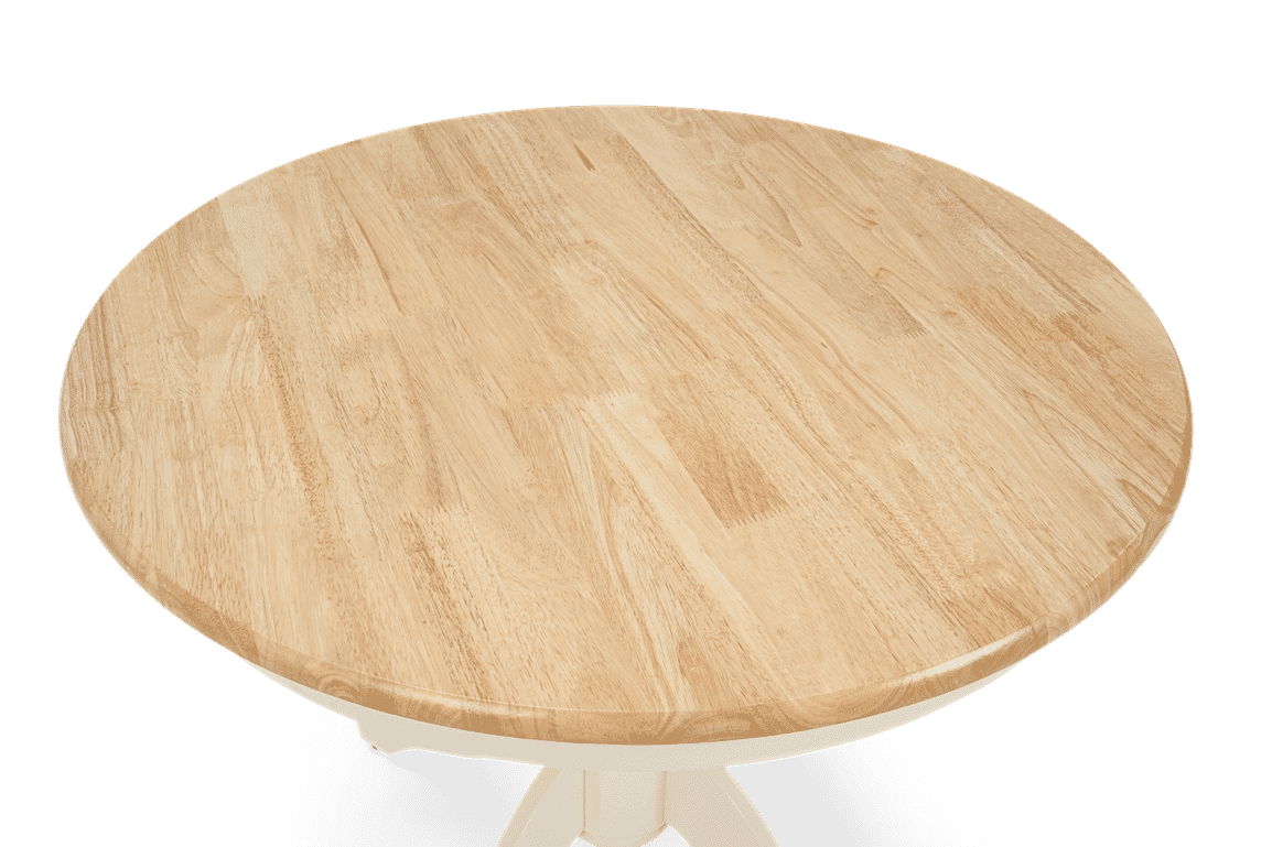 Elma Oak and Cream 120cm Round Dining Table with Courtney Fabric Chair –  The Dining Table Company